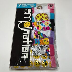 Emoji Girls’ Hipsters, 7 Undies, Size 4